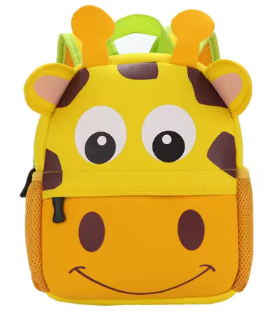 3D Cartoon Animal Backpacks for Kids – School Bags for Ages 2-5